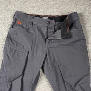 BRUNT Workwear Utility Pants Men's 32x32 Gray Heavy Duty Jeans